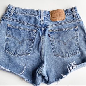 Vintage Levi’s 551 Denim Cut off Shorts